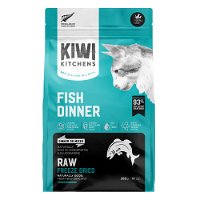 Kiwi Kitchens Raw Freeze Dried Fish Dinner Dry Cat Food