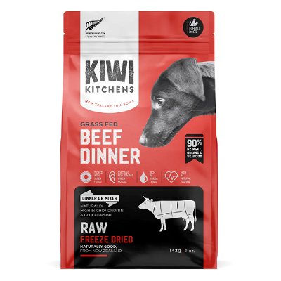 Kiwi Kitchens Freeze-Dried Dog Food Beef Dinner