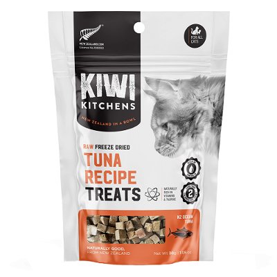 Kiwi Kitchens Raw Freeze Dried Tuna Recipe Cat Treats