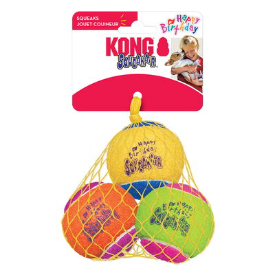 KONG SqueakAir Birthday Squeaker Toy for Dogs