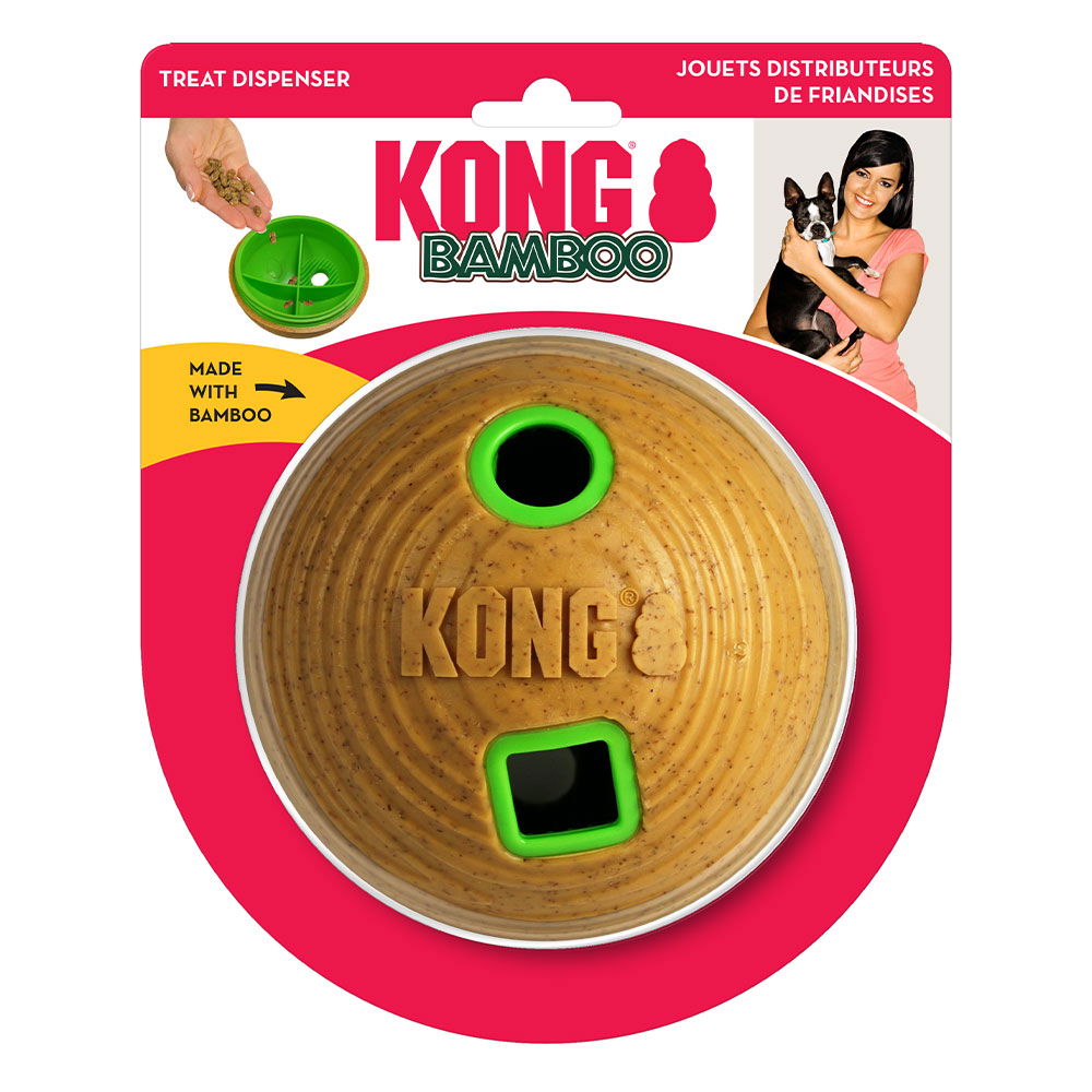 KONG Bamboo Treat Dispenser Toy for Dogs