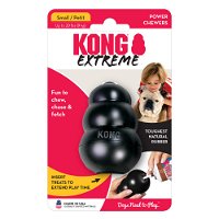 KONG Rubber Toy for Dogs - Extreme Black