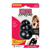 KONG Rubber Toy for Dogs - Extreme Black