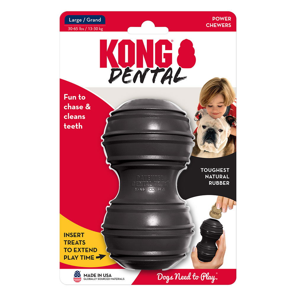 KONG Dental Rubber Toy for Dogs