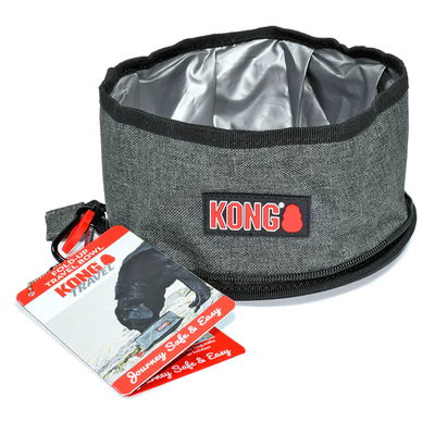 KONG Travel Fold-Up Bowl for Dogs