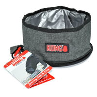 KONG Travel Fold-Up Bowl for Dogs 