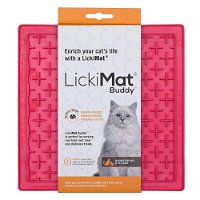 LickiMat Classic Buddy Cat Pink
