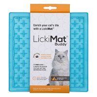 LickiMat Classic Buddy Cat Turquoise