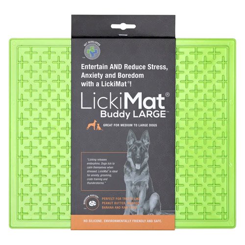 LickiMat Classic Buddy XL Dog Green