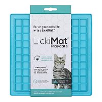 LickiMat Classic Playdate Cat Turquoise