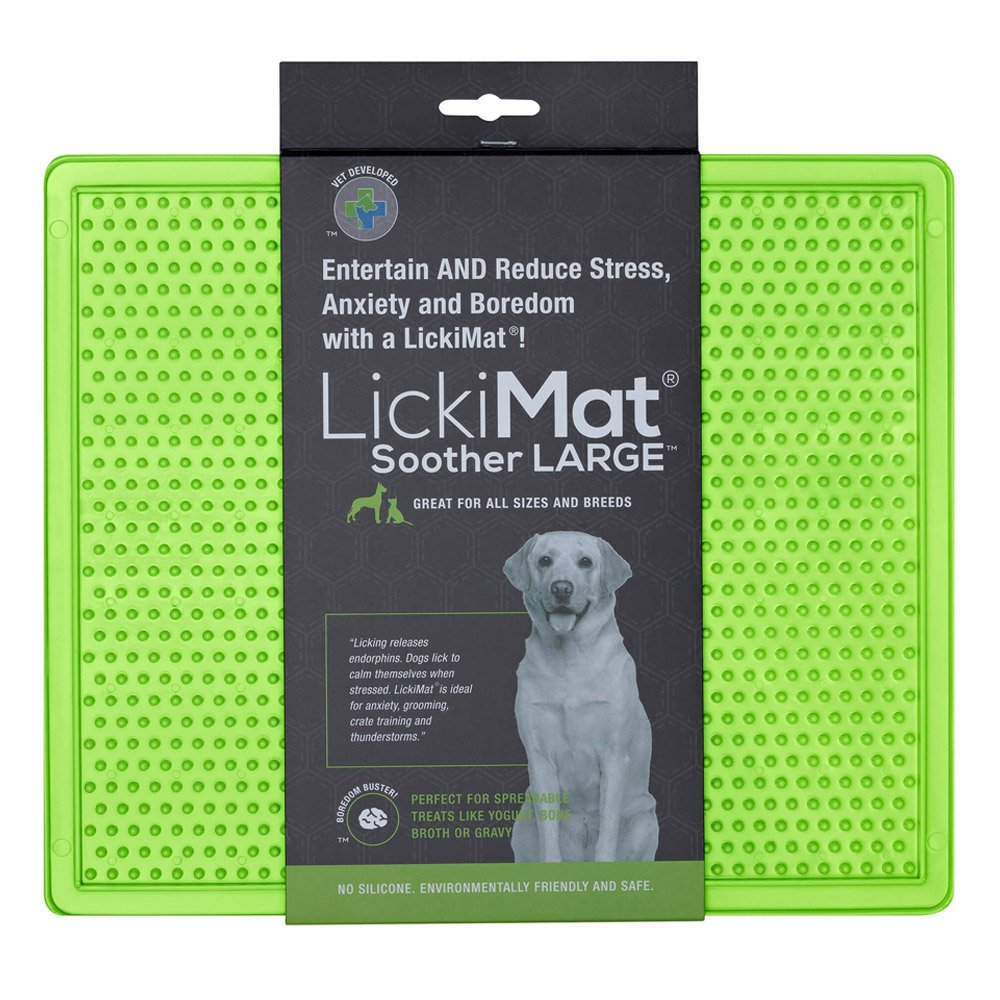 LickiMat Classic Soother XL Dog Green
