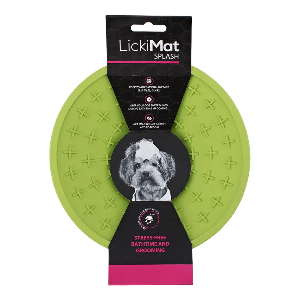 LickiMat Splash Dog Green