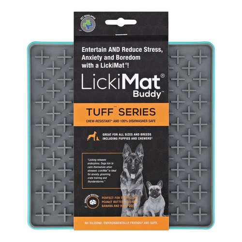 LickiMat Tuff Buddy Dog Turquoise