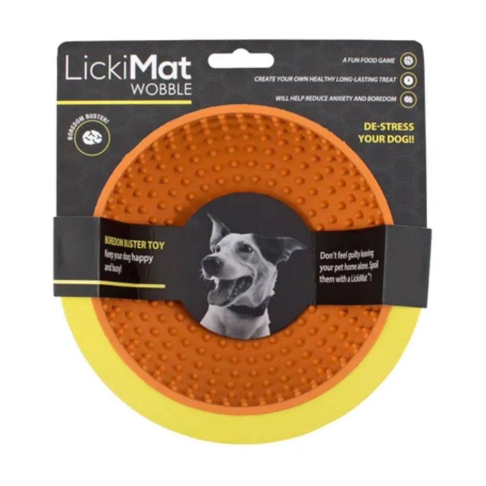 LickiMat Wobble Dog Orange