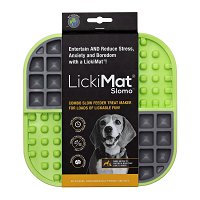 LickiMat Slomo Dog Green
