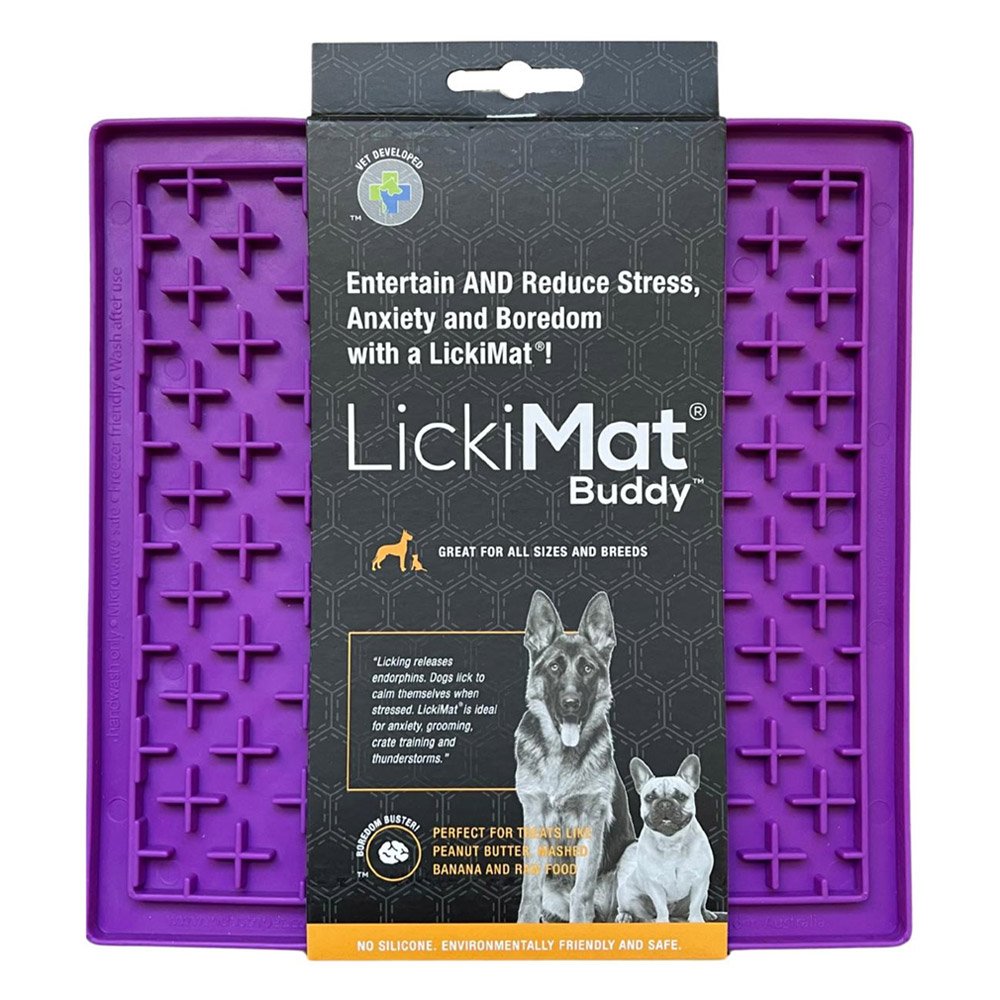 LickiMat Classic Buddy Dog Purple
