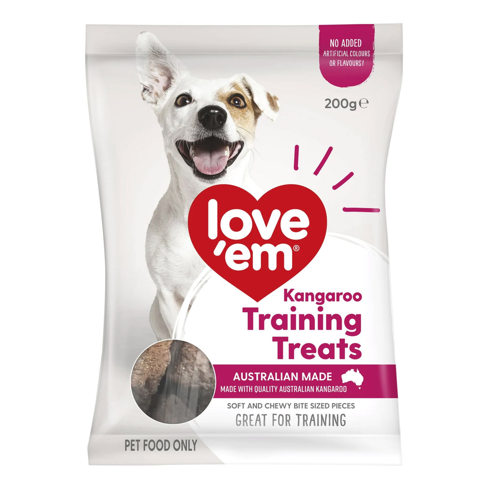 Love Em Kangaroo Training Treats Dog Treats