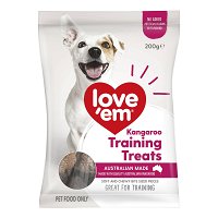 Love Em Kangaroo Training Treats Dog Treats
