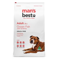 Mans Best Ocean Fish With Sardines Grain Free Adult Dry Dog Food