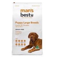 Mans Best Large Breed Puppy Lamb And Chicken With Sardines Grain Free Dry Dog Food