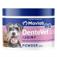 Mavlab DenteVet + JOINT Anti Plaque and Joint Support Powder For Dogs and Cats