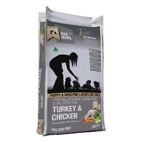 Meals for Mutts (MFM) Puppy & Whelping Larger Size Kibble Turkey & Chicken with Vegetables and Coconut Oil Dry Dog Food