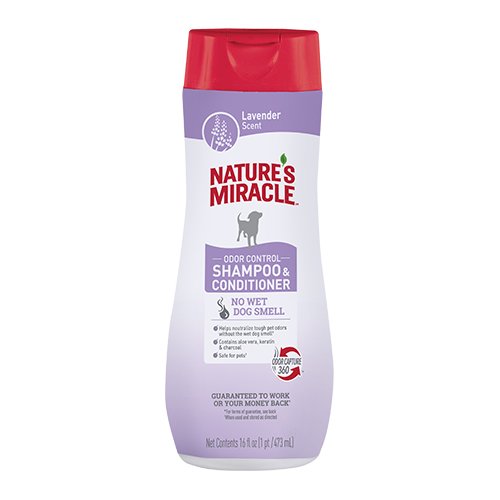 Nature's Miracle Odor Control Lavender Scent Shampoo & Conditioner for Dogs