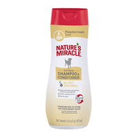 Nature's Miracle Oatmeal Pistachio Cream Scent Shampoo & Conditioner for Dogs