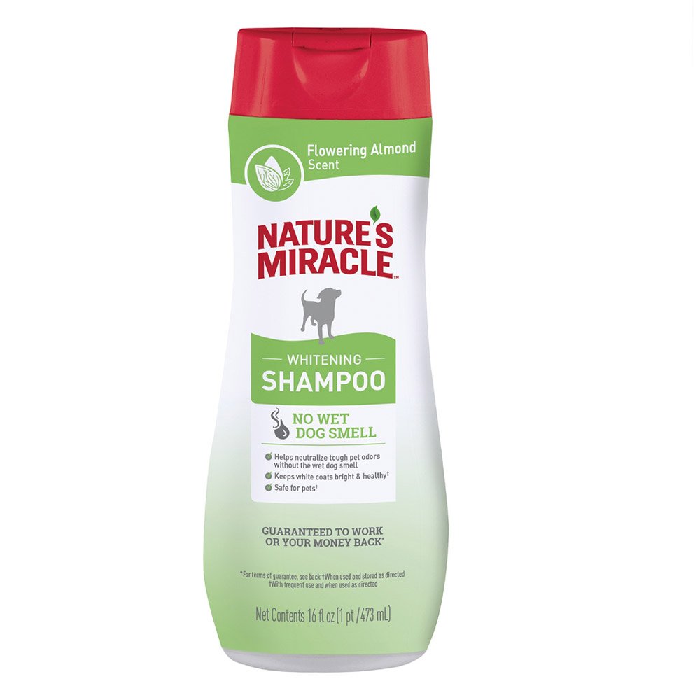 Nature's Miracle Flowering Almond Scent Whitening Shampoo for Dogs