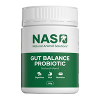 Natural Animal Solutions (NAS) Gut Balance Probiotic Natural Blend Supplement for Dogs and Cats