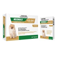 Neomax Allwormer Tablets For Small Dogs 0.5 To 5 Kg 2 Tablet