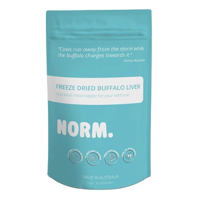 Norm Buffalo Liver Meal Topper for Dogs And Cats