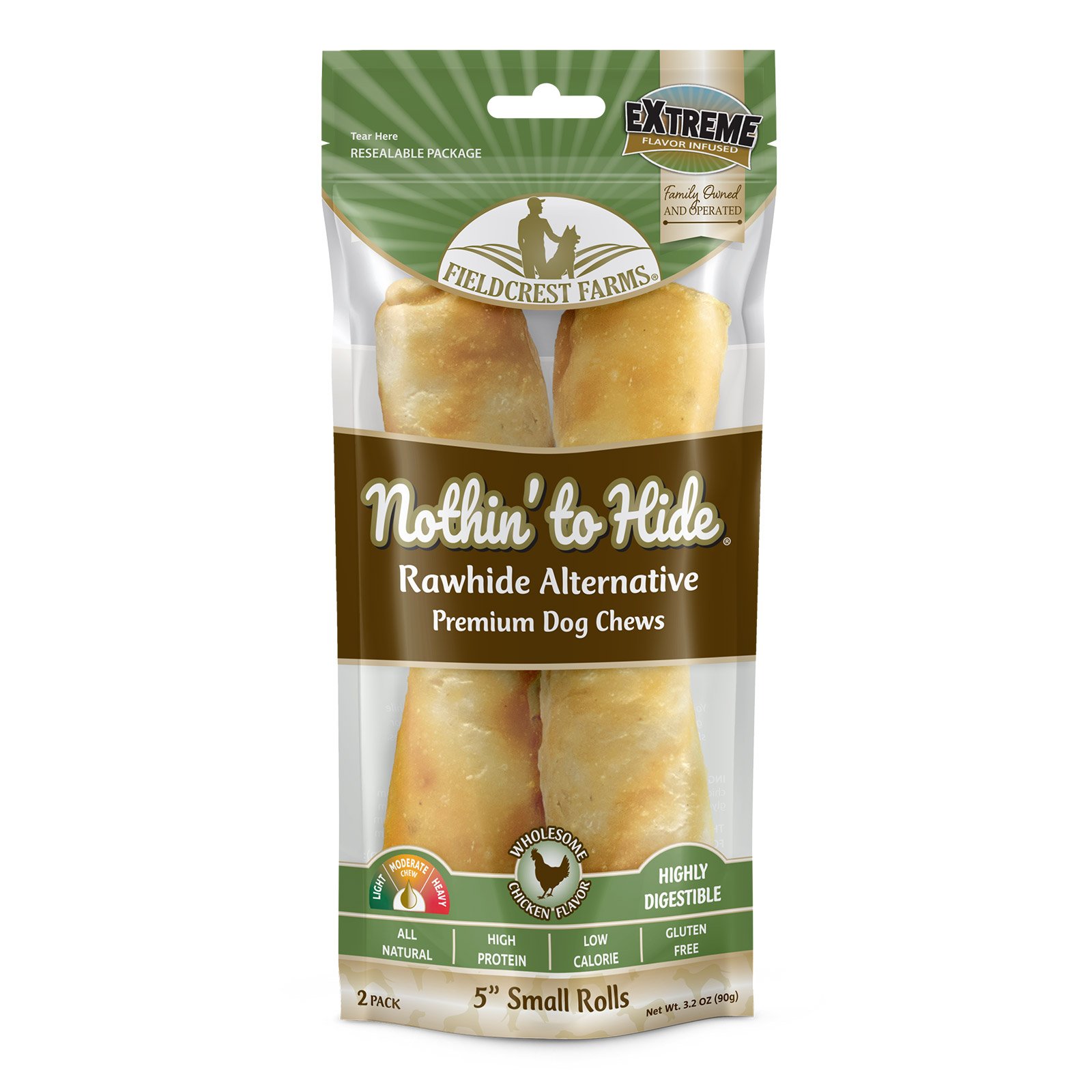 Nothin' to Hide Chicken Roll Small 5 inch 2 piece
