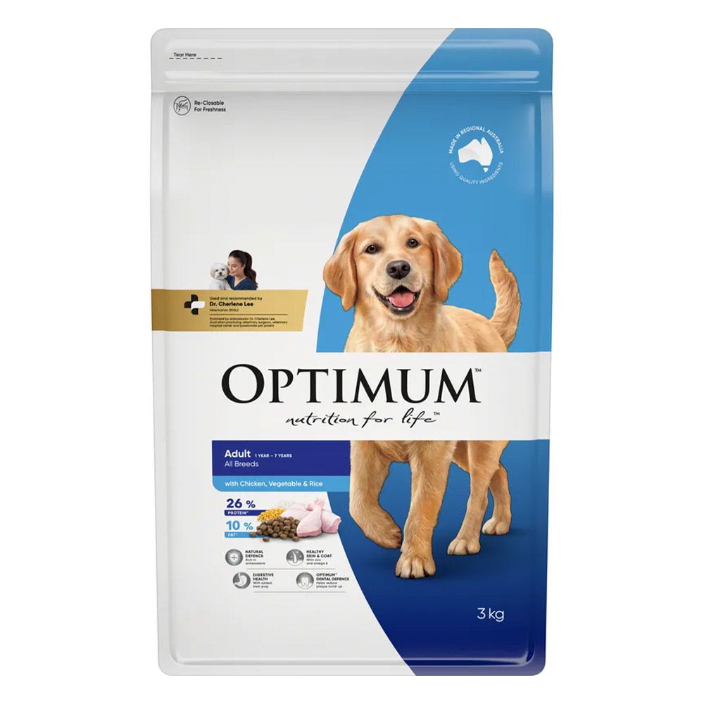 Optimum Adult Dog Food with Chicken, Vegetable & Rice