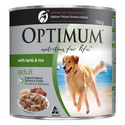 Optimum Adult with Lamb & Rice Wet Dog Food