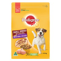 Pedigree Small Breed Adult Dry Dog Food Real Chicken
