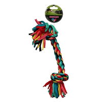 Paw Play Stretch Rope Bone