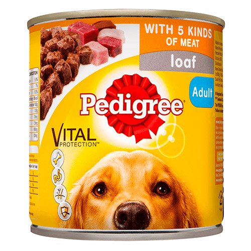 Pedigree Dog Adult Pick A Pack 5 Kinds Meat 700g X 12 Cans