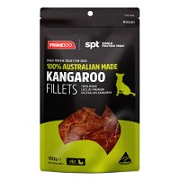 Prime100 SPT Single Protein Kangaroo Fillets Treats for Dogs 100gm