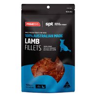 Prime100 SPT Single Protein Lamb Fillets Treats for Dogs 100gm