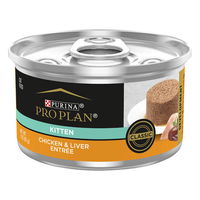 PRO PLAN Kitten Chicken & Liver Entree Wet Cat Food 85gm