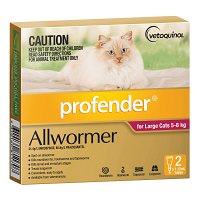 Profender Allwormer For Large Cats 5 To 8Kgs (Red)