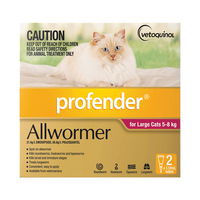 Profender Allwormer For Large Cats 5 To 8Kgs (Red)