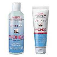 Dermcare Pyohex Combo Pack - 250ml Pyohex Shampoo + 100ml Pyohex Conditioner