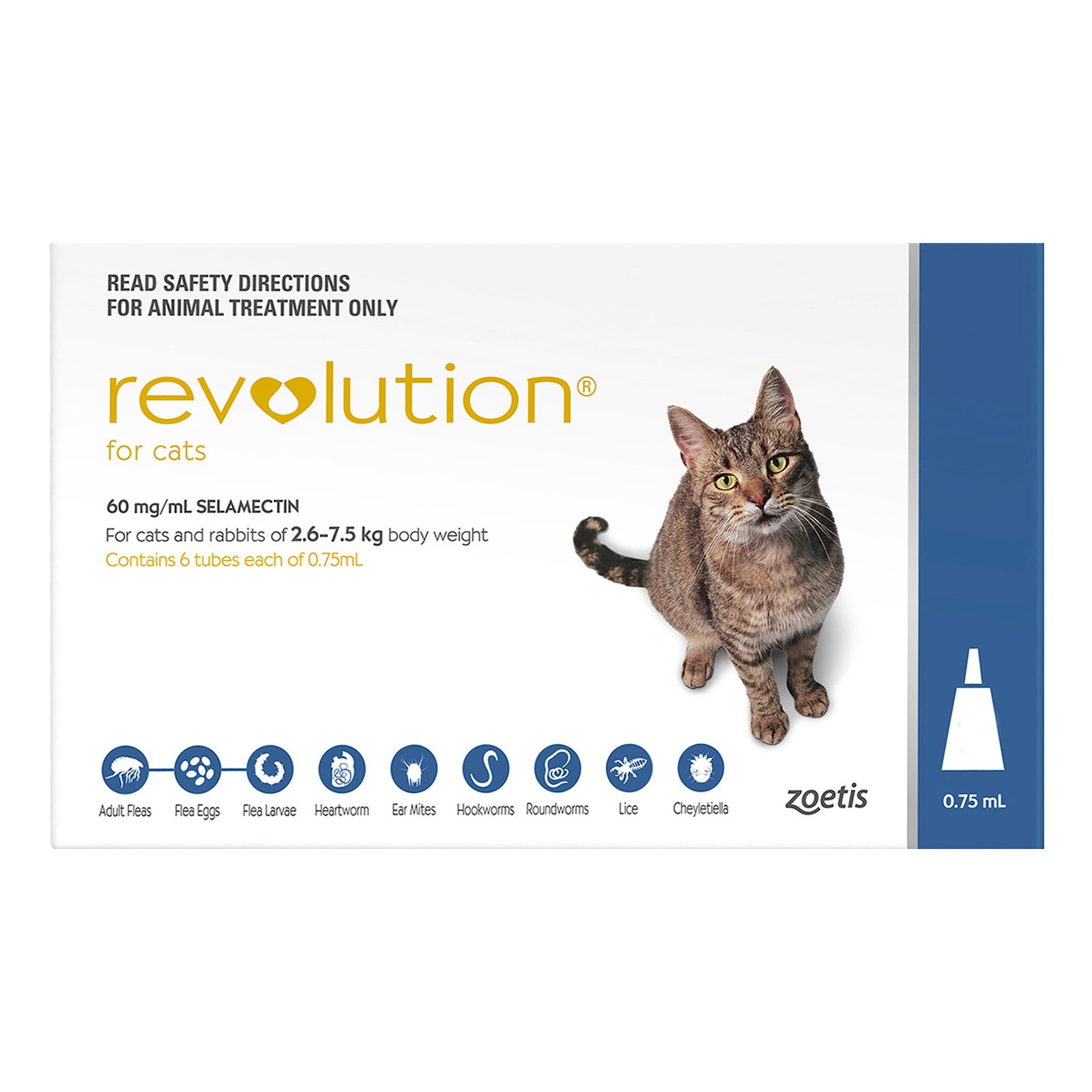 Revolution For Cats (Blue) 3 Pack