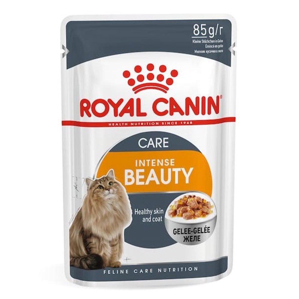 Royal Canin Intense Beauty in Jelly Adult Pouches Wet Cat Food