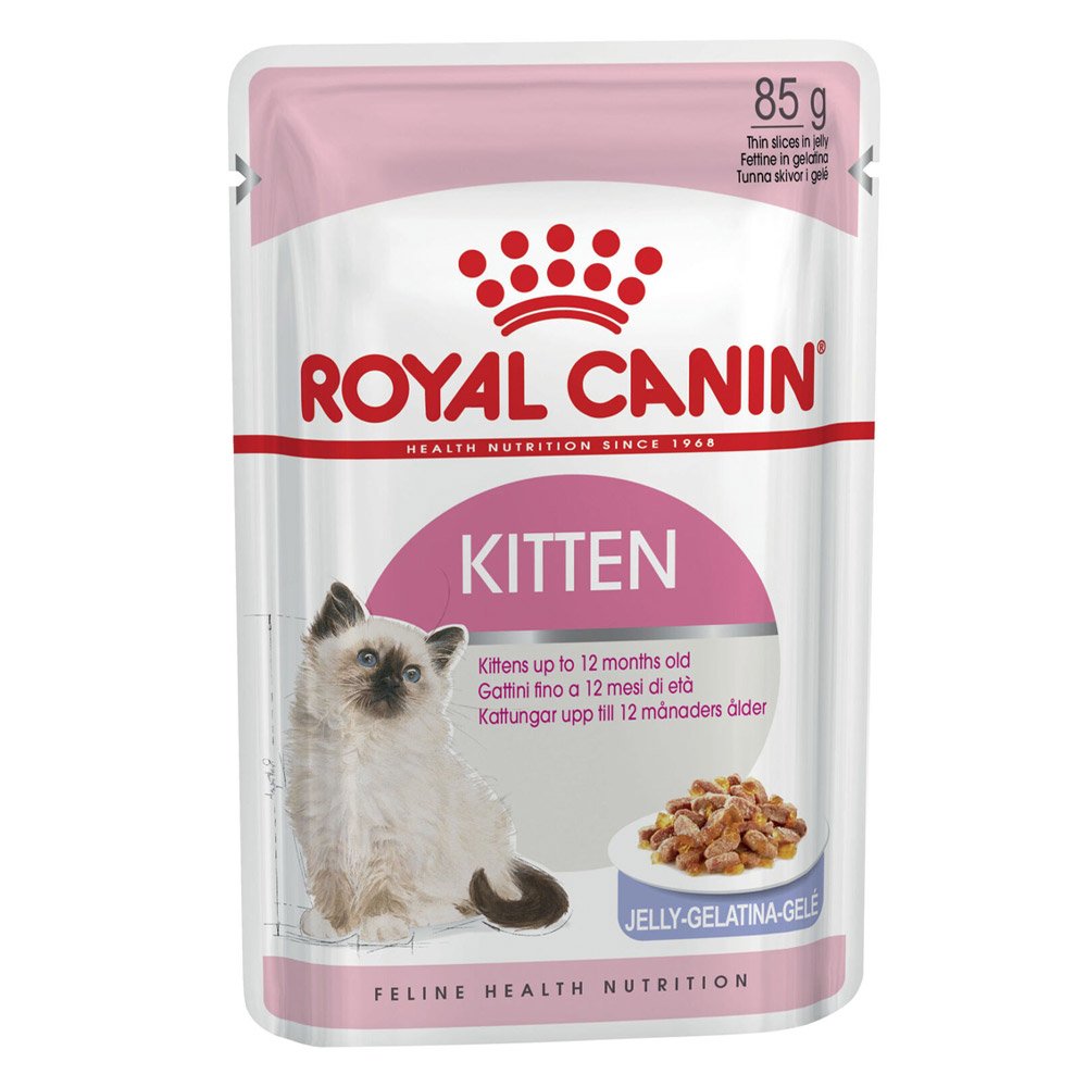 Royal Canin Kitten Chunks In Jelly Pouches Wet Cat Food
