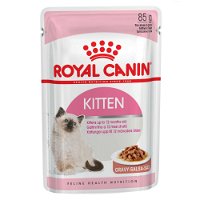 Royal Canin Kitten Chunks In Gravy Pouches Wet Cat Food 85 Gms