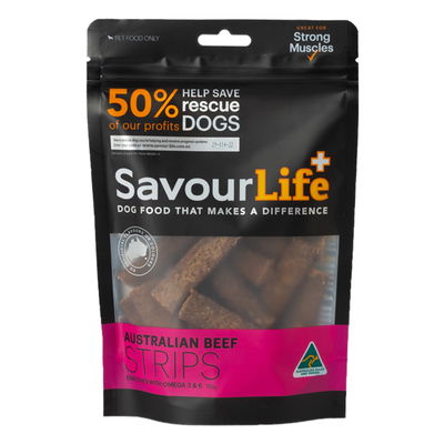 SavourLife Australian Beef Strips Treats for Dogs