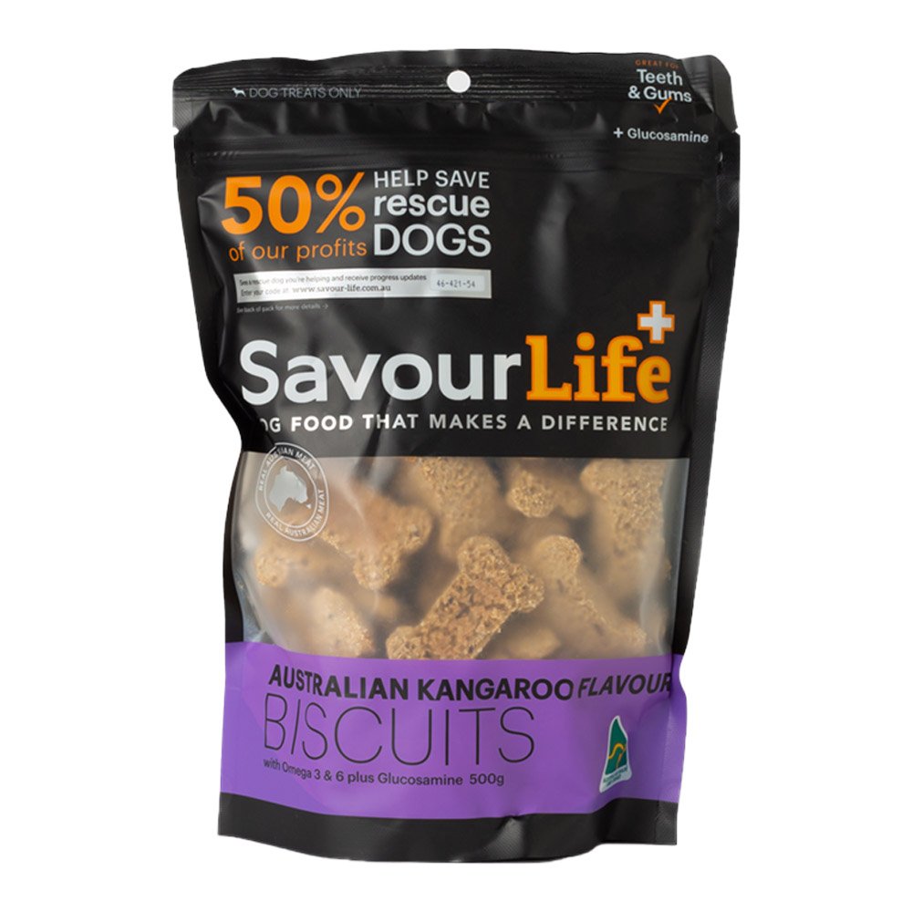 SavourLife Australian Kangaroo Flavour Biscuit Treats for Dogs